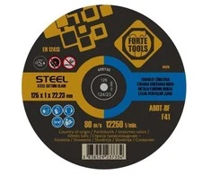 Forte_Tools Metalo pjovimo diskas FORTE TOOLS, 125X1,0X22 mm