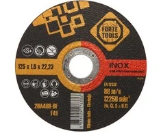 Forte Tools Forte_Tools Pjovimo diskas, 125 x 1.6 x 22.23 mm