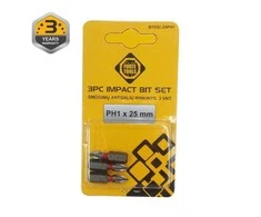 Forte_Tools Smūginiai atsuktuvų antgaliai Forte Tools PH1, 25 mm, 3 vnt