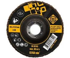 Forte_Tools Žiedlapinis šlifavimo diskas Forte tools, 125x22.23 mm