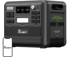 FOSSIBOT F2400 2400W Charging Station Juodas