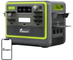 FOSSIBOT F2400 2400W Charging Station Žalias