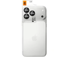 FOTOAPARATO APSAUGA Spigen OPTIK PRO GLAS.TR EZ FIT CAMERA PROTECTOR 2-PACK IPHONE 18 PRO / 18 PRO MAX TAMSIAI PILKA