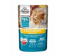 FRENDI Junior kawałki w sosie su kurczakiem saszetka katei 100g