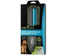 FURminator 2 in 1 - furminator for removing mats and styling for dogs