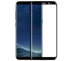 Fusion Accessories Fusion 5D glass grūdintas stiklas pilnai uždengtas rėmeliu Samsung G950 Galaxy S8 juodas