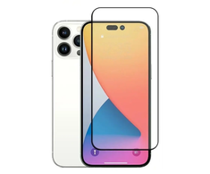 Fusion Accessories Fusion 5D glass grūdintas stiklas pilnai uždengtas rėmeliu Apple iPhone 14 Max | Plus juodas