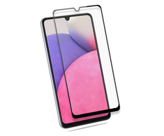 Fusion Accessories Fusion 5D glass grūdintas stiklas pilnai uždengtas rėmeliu Samsung A336 Galaxy A33 5G juodas
