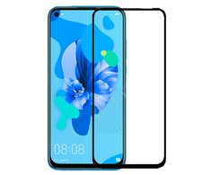 Fusion Accessories Fusion 5D grūdintas stiklas pilnai uždengtas rėmeliu Huawei Mate 30 Lite juodas