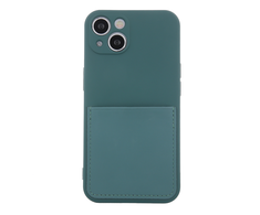 Fusion Accessories Fusion Card Case silikoninis dėklas skirtas Samsung A236 Galaxy A23 5G žalias
