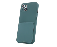 Fusion Accessories Fusion Card Case silikoninis dėklas skirtas Samsung A236 Galaxy A23 5G žalias
