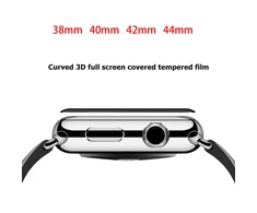 Fusion Accessories Fusion ceramic glass 9D visiškai uždengtas rėmeliu Apple Watch 1 | 2 | 3 38mm juodas