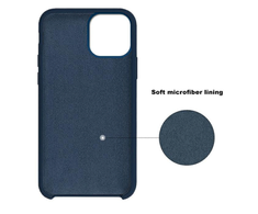Fusion Accessories Fusion elegance fiber silikoninis dėklas skirtas Xiaomi Poco C40 mėlyna
