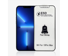 Fusion Accessories Fusion ESD Anti-Static Dust Proof grūdintas stiklas skirtas Apple iPhone 12 Pro Max juodas