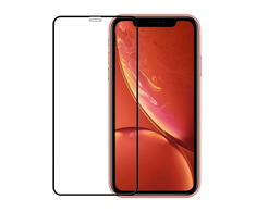 Fusion Accessories Fusion Full Glue 5D grūdintas stiklas, visiškai uždengtas rėmeliu Apple iPhone XR Juodas