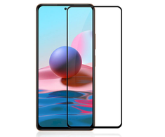 Fusion Accessories Fusion full glue 5D grūdintas stiklas pilnai uždengtas rėmeliu Xiaomi Redmi Note 11 | Poco M4 Pro 5G juodas