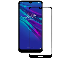 Fusion Accessories Fusion Full Glue 5D grūdintas stiklas visiškai uždengtas rėmeliu Huawei Y6S | Honor 8A juodas