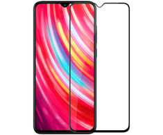 Fusion Accessories Fusion Full Glue 5D grūdintas stiklas, visiškai uždengtas rėmeliu Xiaomi Redmi Note 8 Pro Juodas