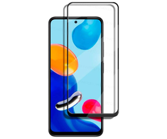 Fusion Accessories Fusion full glue 5D grūdintas stiklas pilnai uždengtas rėmeliu Xiaomi Redmi Note 11 | Note 11S juodas