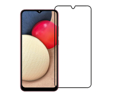 Fusion Accessories Fusion Full Glue 5D grūdintas stiklas pilnai uždengtas rėmeliu Samsung A025 Galaxy A02S juodas