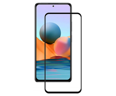 Fusion Accessories Fusion full glue 5D grūdintas stiklas pilnai uždengtas rėmeliu Xiaomi Redmi 10 juodas