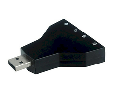 Fusion Accessories Fusion garso plokštė USB | 7.1 | reguliuojamas garsumas | mikrofonas