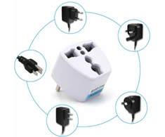 Fusion Accessories Fusion įkroviklio adapteris JK | JAV | AU | CH -> EU (220V) baltas