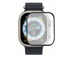 Fusion Accessories Fusion Nano 9H grūdintas stiklas pilnai uždengtas Apple Watch Ultra 49mm juodas