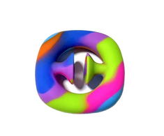 Fusion Accessories Fusion Pluk Pluk antistresinis žaislas vaivorykštė