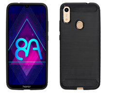 Fusion Accessories Fusion Trust Back silikoninis dėklas, skirtas Huawei Y6S | Honor 8A | Y6 Prime 2019 juodas