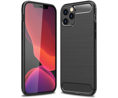 Fusion Accessories Fusion Trust Back silikoninis dėklas, skirtas Apple iPhone 12 Pro Max juodas