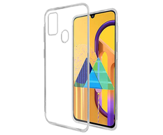 Fusion Accessories Fusion ultra 0,3 mm apsauginis silikoninis dėklas skirtas Samsung M215 Galaxy M21 skaidriam
