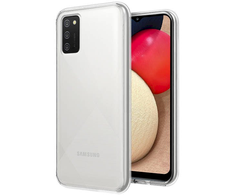 Fusion Accessories Fusion ultra 1 mm apsauginis silikoninis dėklas skirtas Samsung A025 Galaxy A02S skaidriam