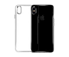 Fusion Accessories Fusion Ultra Back dėklas 2 mm apsauginis silikoninis dėklas, skirtas Apple iPhone X | XS skaidriam