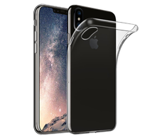 Fusion Accessories Fusion Ultra Back dėklas 1 mm apsauginis silikoninis dėklas, skirtas Apple iPhone XS Max skaidriam