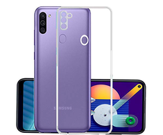 Fusion Accessories Fusion Ultra Back dėklas 1 mm apsauginis silikoninis dėklas, skirtas Samsung M115 Galaxy M11 skaidriam