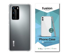 Fusion Accessories Fusion Ultra Clear Series 2 mm silikoninis dėklas skirtas Huawei P40 Pro Transparent (EU Blister)