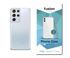Fusion Accessories Fusion ultra clear series 2 mm silikoninis dėklas skirtas Samsung G998 Galaxy S21 Ultra 5G skaidrus (EU Blister)