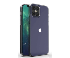 Fusion Accessories Fusion Ultra galinis dėklas 1 mm apsauginis silikoninis dėklas, skirtas Apple iPhone 12 Pro Max skaidrus