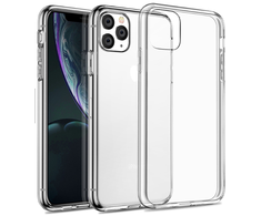 Fusion Accessories Fusion Ultra galinis dėklas 0,3 mm apsauginis silikoninis dėklas Apple iPhone 11 Pro Max skaidriam