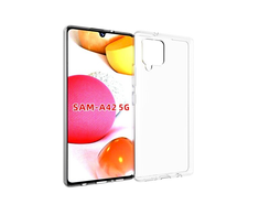 Fusion Accessories Fusion Ultra galinis dėklas 1 mm apsauginis silikoninis dėklas, skirtas Samsung Galaxy A42 5G skaidrus