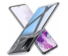 Fusion Accessories Fusion Ultra galinis dėklas 0,3 mm apsauginis silikoninis dėklas, skirtas Samsung G988 Galaxy S20 Ultra skaidriam