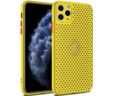 Fusion Accessories Silikoninis dėklas Fusion Breathe Apple iPhone 7 | 8 | SE 2020 | 2022 geltonas