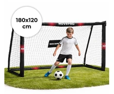 Futbolo vartai su futbolo tinklu 180x120x60 cm MOVEPRO