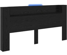 LED galvūgalis su saugojimu Juodojo ąžuolo Apdirbta mediena