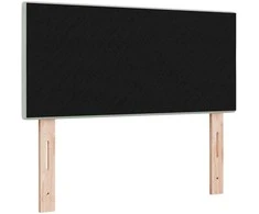 LED galvūgalis su LED juostelėmis Šviesiai pilka 100 cm Aksomas