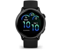 Išmanusis laikrodis Garmin vívoactive® 6, Melsvai pilkos spalvos su juodu dirželiu