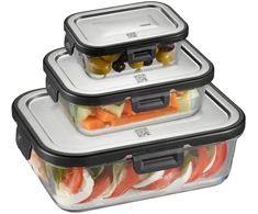GEFU Set of 3 rectangular containers MILO