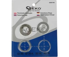 Geko REDUKCJE DO TARCZ 4 vnt. 32-30, 32-25,4, 32-20, 32-16