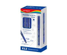 Gelinis rašiklis Keyroad 0.7mm, ištrinamas, mėlynos spalvos